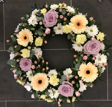 Load image into Gallery viewer, Florist Choice Pastel Wreath Starting at $80*