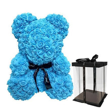 Load image into Gallery viewer, Artificial Rose Bear
