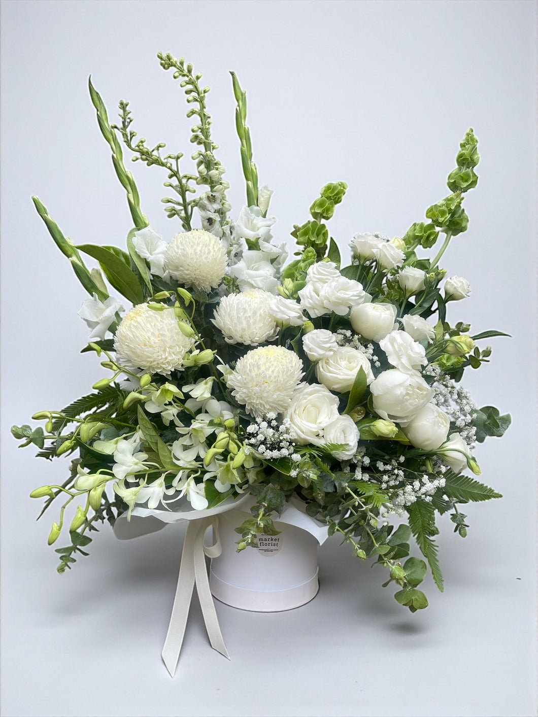 Premium Seasonal All White Hatbox