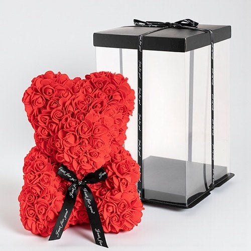 Artificial Rose Bear