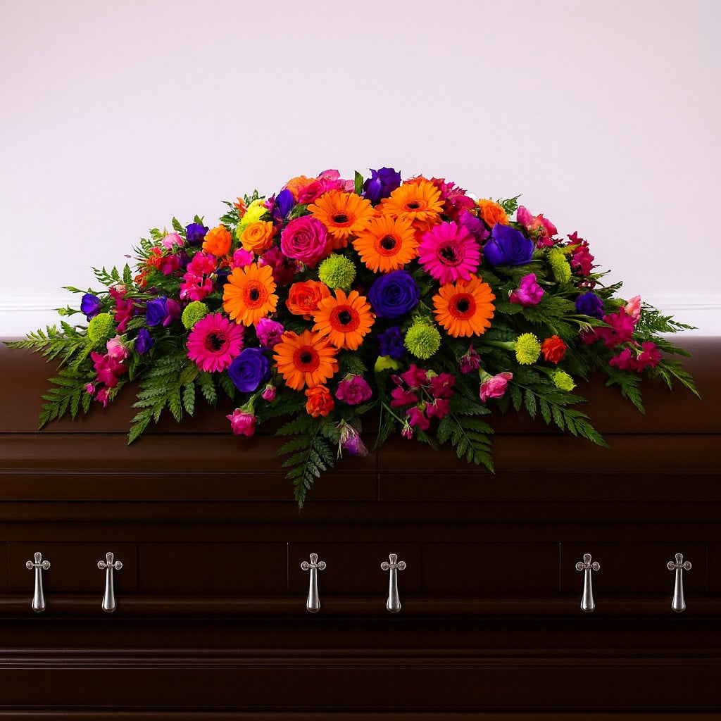 Bright Funeral Casket 1 metre